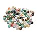 LE SKY 40 Pcs Healing Loose Beads Faceted Oblate Shape Natural Necklace Stone Pendants Crystal Charms for Jewelry Making DIY Craft - Image 2