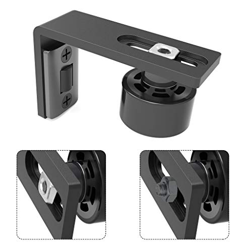 CCJH 2 Pack Sliding Barn Door Floor Guide Adjustable Roller Guide Wall Mounted - Image 5