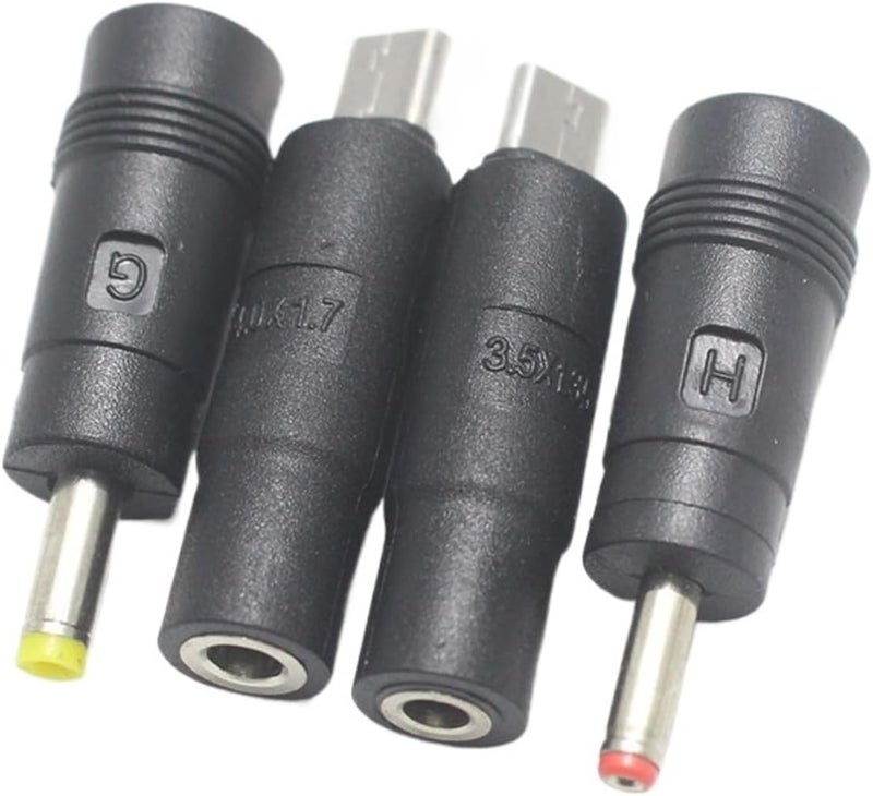 1pcs DC 5.5 * 2.1 Female Socket Jack USB Male Connector to 3.5x1.35mm 4.0x1.7mm DC Male Female Socket Jack Connector(Micro to 35135) - Image 1