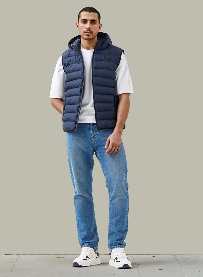 Splash FAV Quilted Lightweight Hooded Gilet with Pockets - Image 3