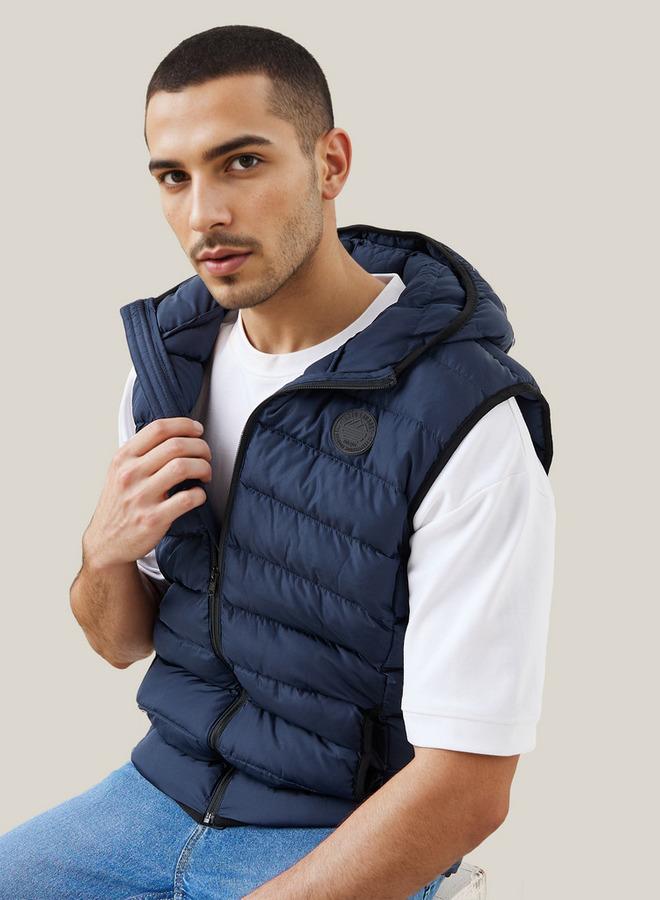 Splash FAV Quilted Lightweight Hooded Gilet with Pockets - Image 5