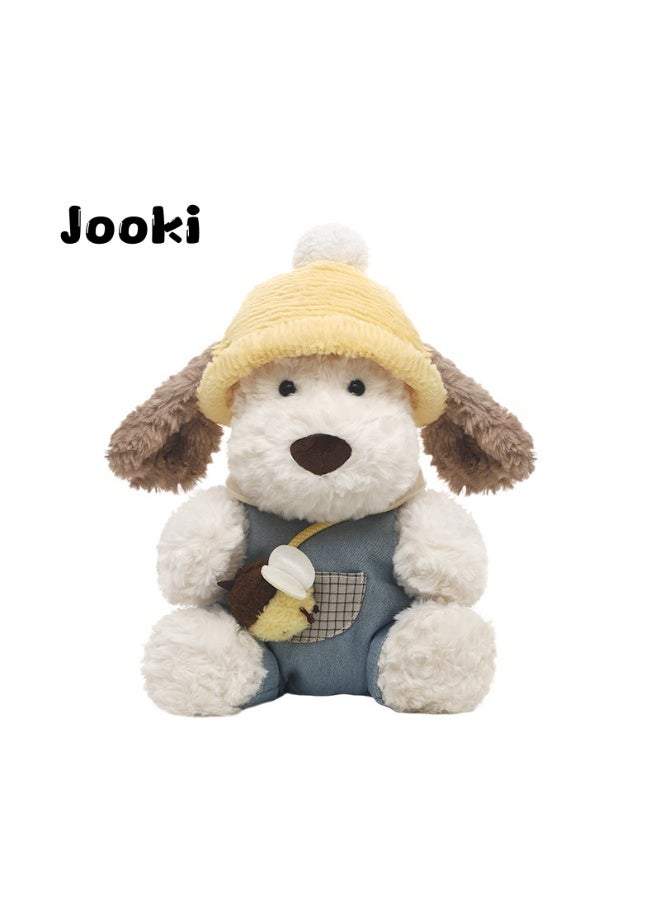 Jooki Fun Sitting Bee Catching Ruby Dog Plush Toy Sleeping Pillow for Girls (with Drawstring Bag) - Image 1