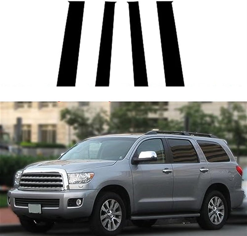 Wivplex Glossy Black Car Window Trim Cover for Sequoia XK60/XK80 - Image 2