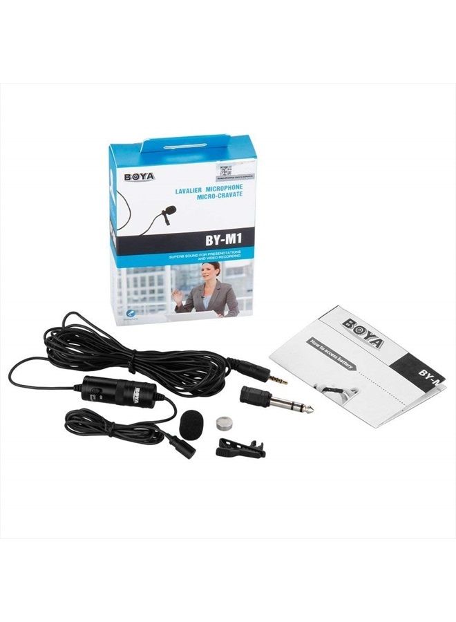 BOYA by M1 Lavalier Microphone for Smartphones Canon Nikon DSLR Cameras Camcorders Audio Recorder PC - Image 3