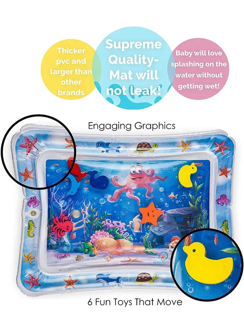 Toyshine Inflatable Water Play Mat for Babies, Multicolor - Image 3
