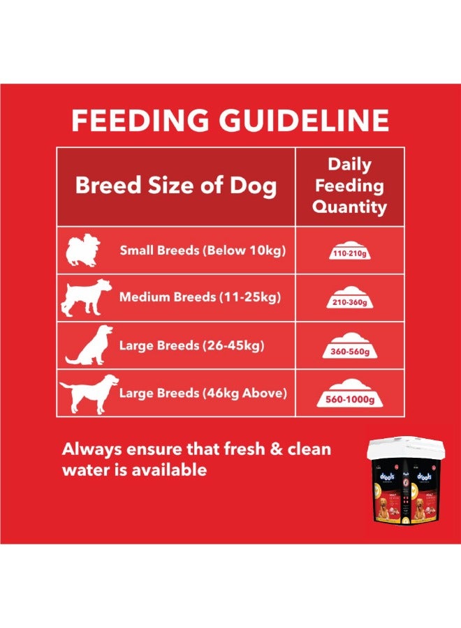 Drools طعام جاف للكلاب البالغة دجاج وبيض في علبة - Image 5