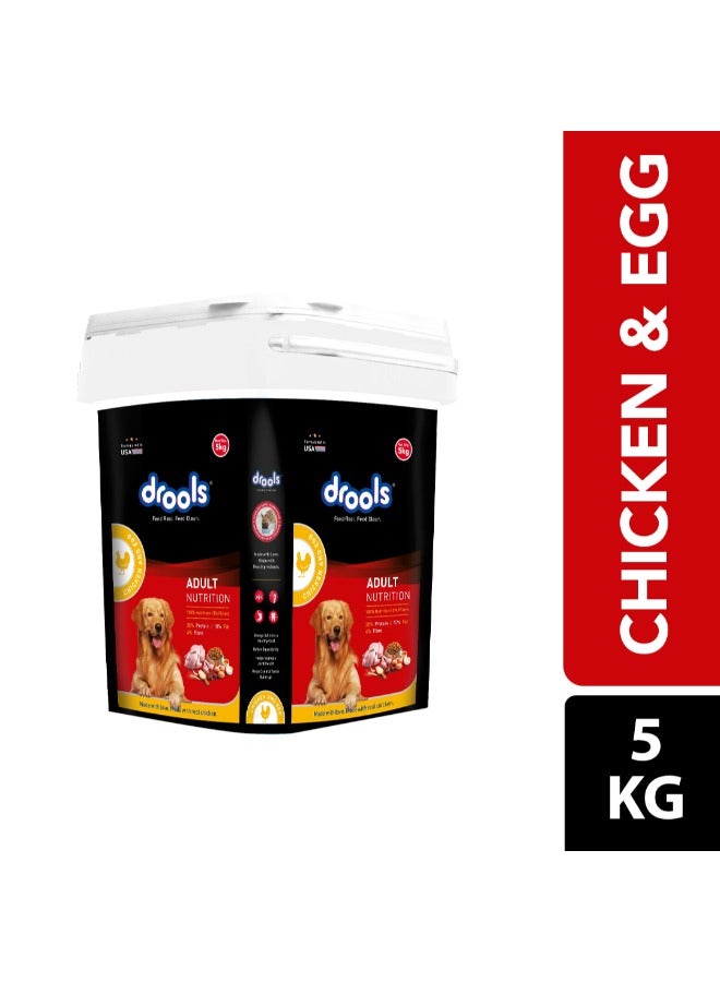 Drools طعام جاف للكلاب البالغة دجاج وبيض في علبة - Image 2