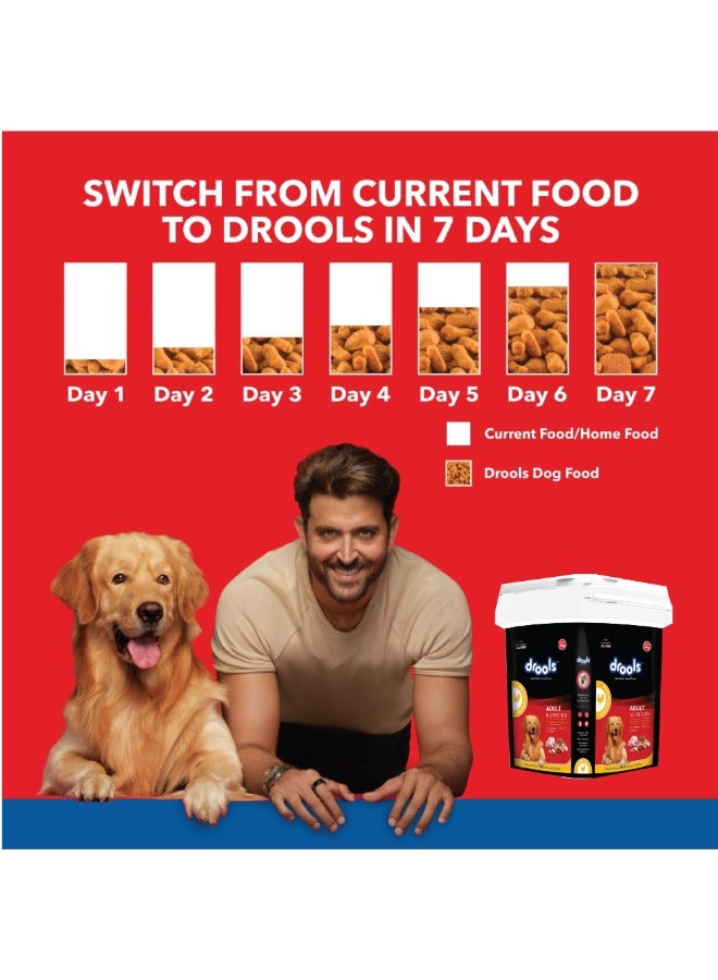 Drools طعام جاف للكلاب البالغة دجاج وبيض في علبة - Image 3