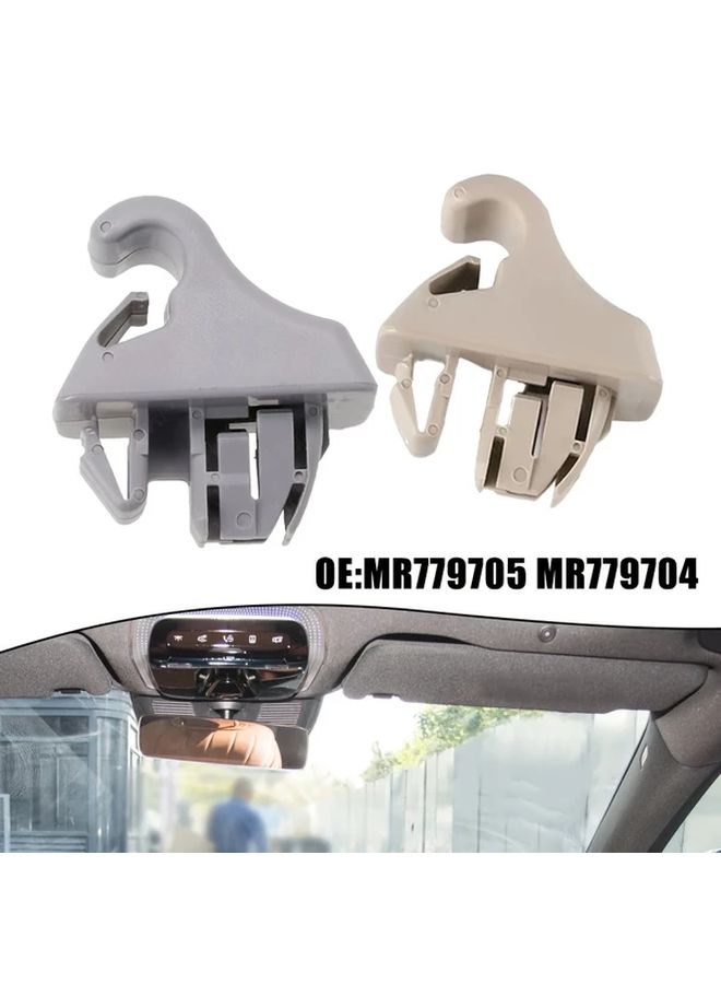 Gray Sun Visor Bracket For Mitsubishi Pajero V73 V77 V93 V97 Replacement Installation - Image 3