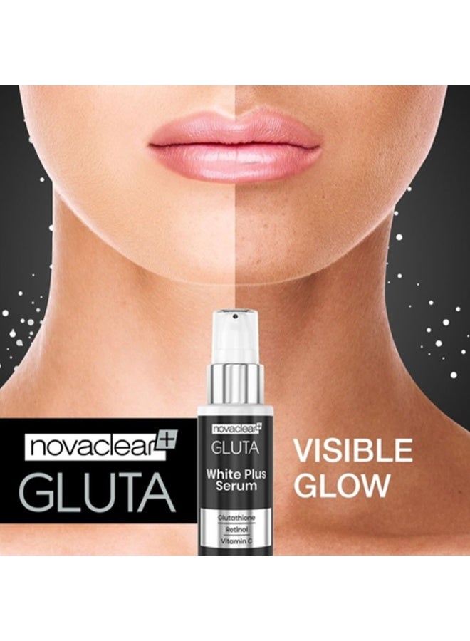 novaclear Gluta White Plus Facial Night Serum For Pigmentation And Dark Spots 30 ML - Image 3