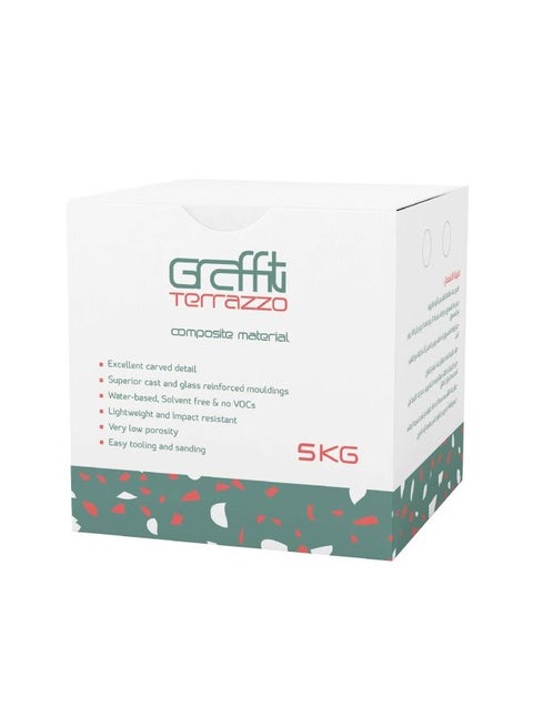 Graffiti Terrazzo Composite Material 5 kg