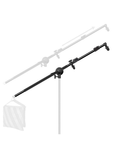 Extendable Boom Arm Bar For Boom Stand Max 79.5 Inch Long Reflector Holder Lighting Mount With 1 4 Inch Universal Stud Adapter Agg2517