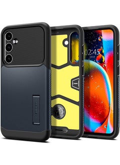Spigen غطاء حماية رفيع للغاية لهاتف سامسونج جالكسي S23 FE مع حامل - معدن رمادي  - Image 1