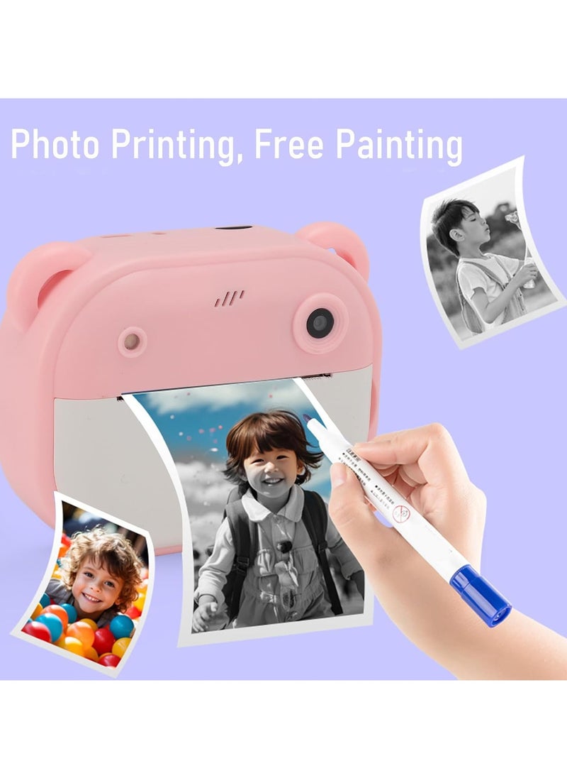 Generic Instant Print Camera, Christmas Birthday Gifts for Girls Boys Kids HD Digital Video Camera  - Image 5