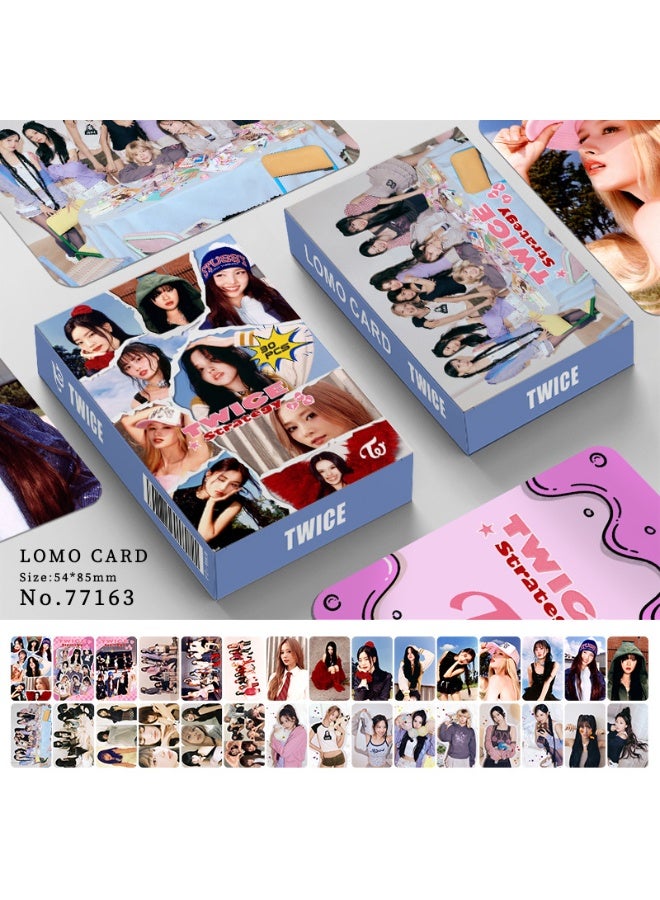 NIBEMINENT 30 Pcs Kpop TWICE STRATEGY Lomo Cards Card For Fans Collection Gifts - Image 1