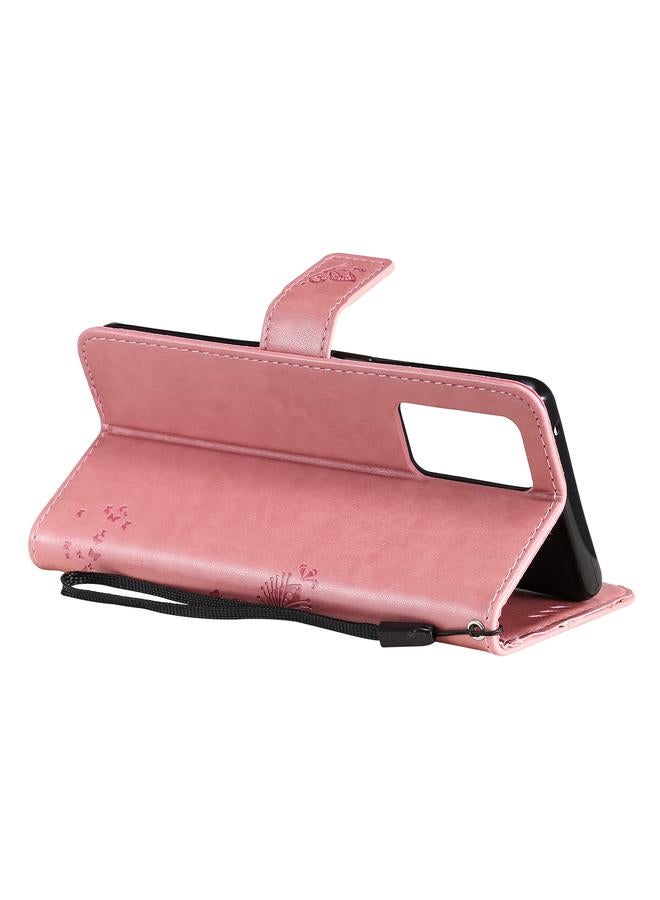 اس-توب جراب لهاتف OPPO Reno6 Pro 5G، جراب جلدي PU قلاب أفقي بطباعة مضغوطة بنقشة شجرة وقط، مع حامل وفتحات للبطاقات ومحفظة وحبل تعليق - Image 5