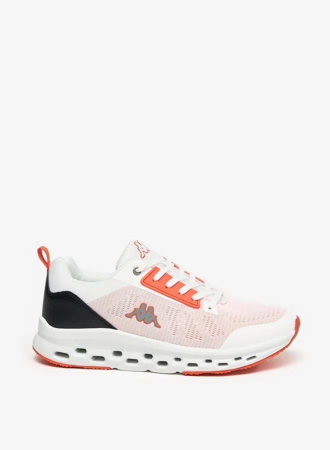 Kappa Men's Logo Detail Lace-Up Sports Shoes with Cushioning