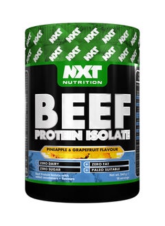 NXT Nutrition Beef Protein Isolate Juice Zero Dairy Pineapple Grapefruit 18 Servings 540g 