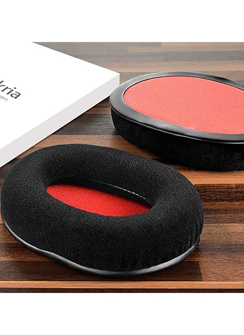 Generic - وسائد أذن بديلة لسماعات الرأس اللاسلكية HyperX Cloud II/2 Cloud Alpha Cloud Stinger وسائد أذن بديلة لسماعات الرأس اللاسلكية HyperX Cloud II/2 Cloud Alpha Cloud Stinger وسائد أذن بديلة لسماعات الرأس اللاسلكية HyperX مصنوعة من إسفنج الذاكرة الناعم وقماش مخملي مريح - Image 1