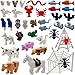 SAIBURAZ 39 PCS Friend Animals Figures Set Building Block Farm Zoo Animals Toy Gift for Kids Boys Girls Age 6Educational Toys Dog Pig Horse Spider Bat etc Fit with Major Brand - Image 3