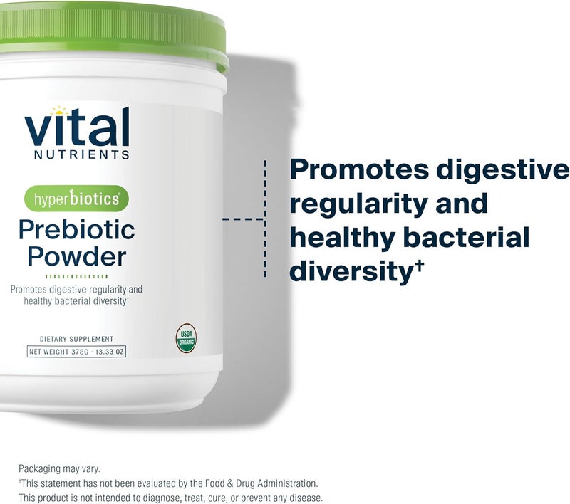 Hyperbiotics Vital Nutrients Organic Prebiotic Fiber Powder  Supports Gut Health and Digestive Regularity  Soluble Fiber Supplement for Women and Men  Vegan Organic Fiber Powder  54 Servings - Image 4