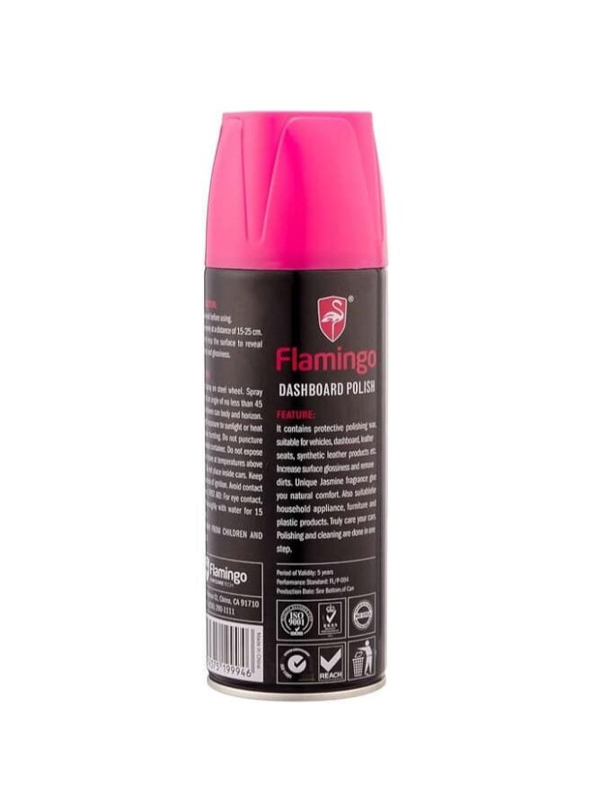 FLAMINGO Dashboard Polish With jasmin Scent 450 ML  - Image 2