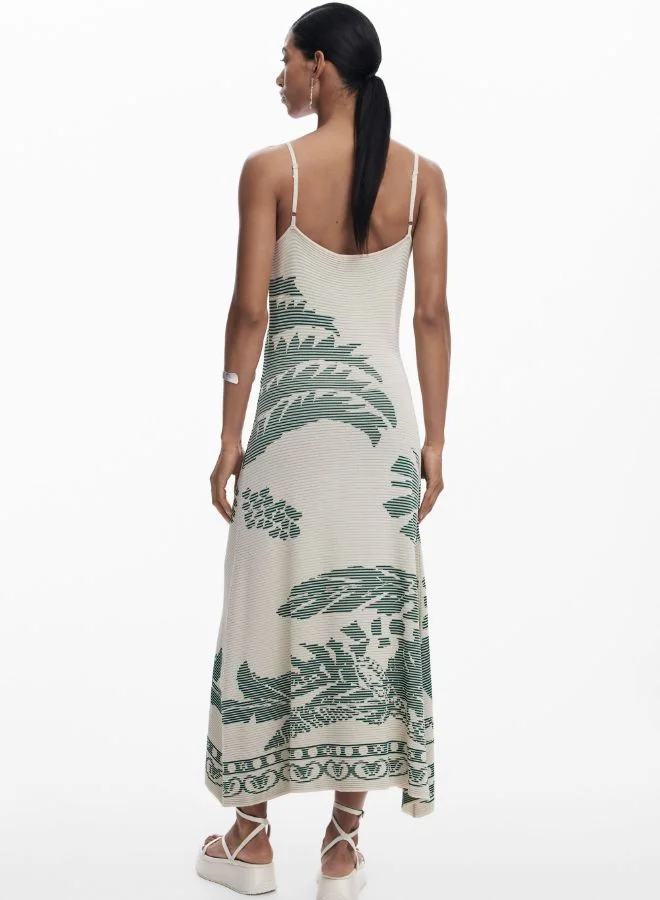 DESIGUAL Tropical Knit Dress