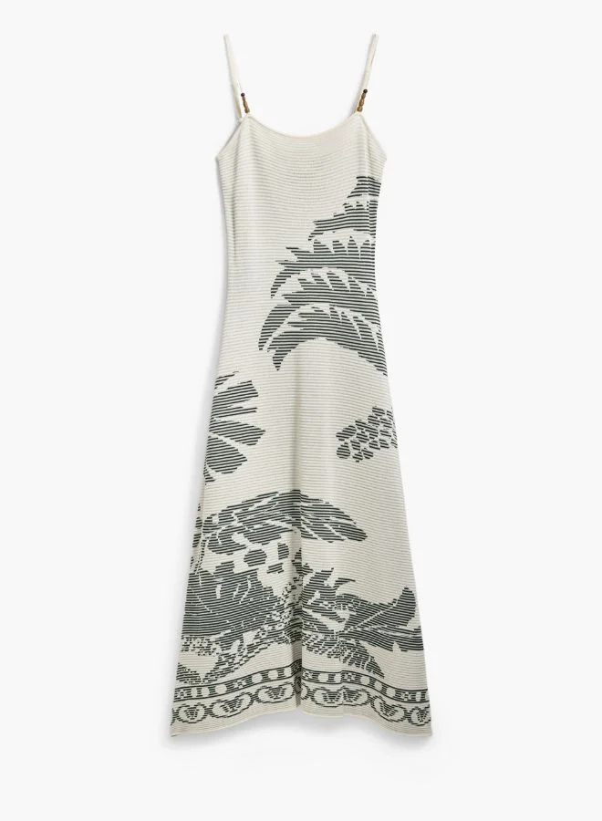 DESIGUAL Tropical Knit Dress