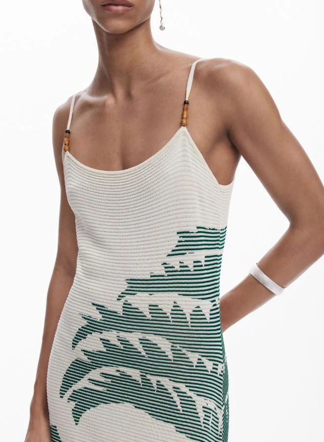 DESIGUAL Tropical Knit Dress