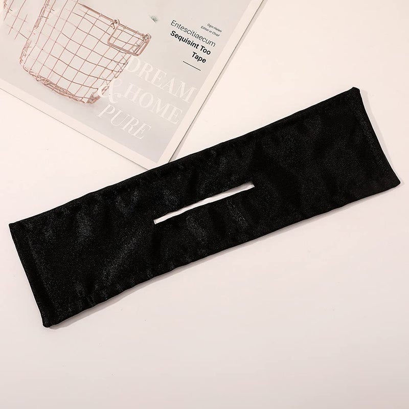 DINPREY 6Pcs Oversized French Twist Hair Bun Maker, Reusable Donut Shaper Cloth Clip for Women's Hairstyles (Solid A) - Image 5