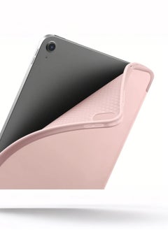 ZORIK Case for iPad 10th Generation 10.9 Inch 2022 Built-in Pencil Holder Flexible Back Cover, Trifold Stand, Auto Sleep Wake Rebound Series Pink  - Image 4