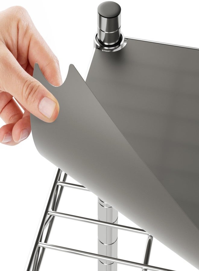 Auslar Shelf Liner 14" X 36", Heavy Duty Shelf Liners for Wire Shelving, Set of 4 Waterproof Wire Shelf Liner for Organizing Metal Rack Shelves Kitchen Cabinets Pantry, Graphite - Image 1