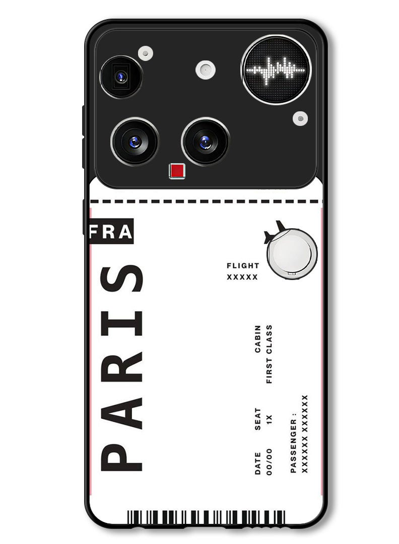 Theodor Case Compatible with Nothing Phone (3) 6.67 Inch Protection Shockproof Bumper Cover Paris Pass - Image 1