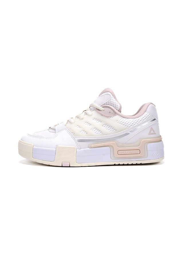 PEAK Women's Retro Culture Tai-Chi Shoes- White  - Image 1