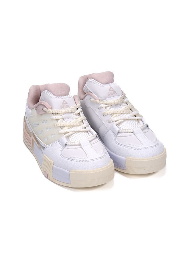 PEAK Women's Retro Culture Tai-Chi Shoes- White  - Image 4