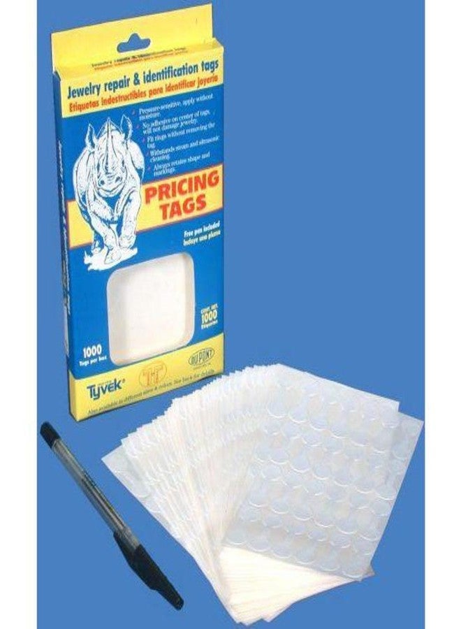 FindingKing 1000 Jewelry Price Tags Self-Stick Ring Chain Display - Image 2