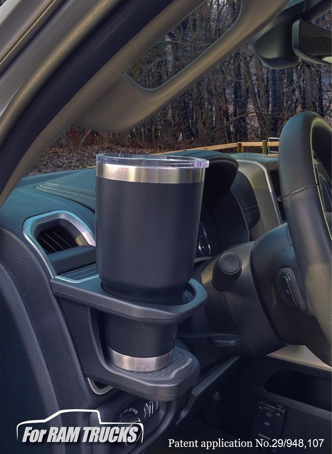 AZUTO حامل أكواب، حافظة مشروبات، وحدة أكواب لشاحنات رام من أزوتو، ملحقات رام 1500 و2500 و3500 - Image 3