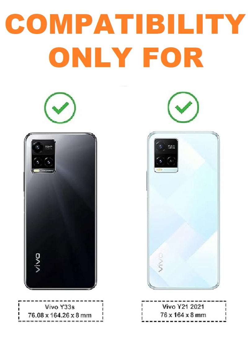 Super 2 Pieces Tempered Glass Screen Protector Clear Designed For vivo Y21 Full Screen Coverage And Bubble Free - Image 3