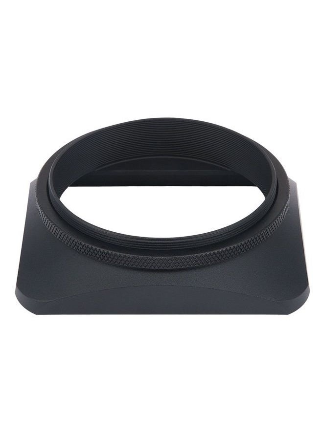Haoge - 62mm Square Metal Screw-in Mount Lens Hood Shade with Cap for 62mm Canon Nikon Sony Leica Leitz Carl Zeiss Voigtlander Nikkor Panasonic Fujifilm Olympus Lens and Other 62mm Filter Thread Lens - Image 1