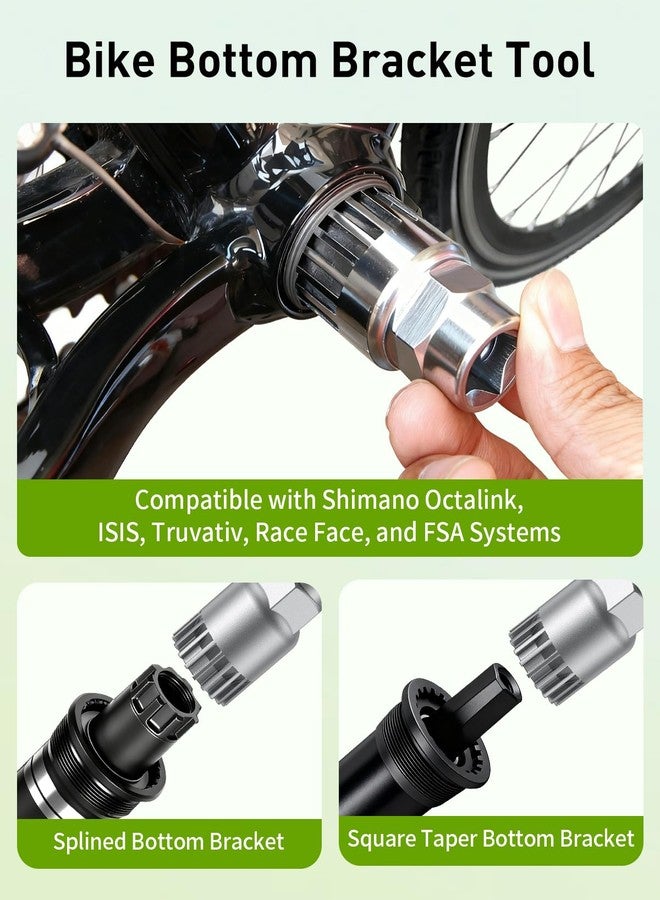 Pawfly Bike Bottom Bracket Tool, Bottom Bracket Removal Tool, 20-Tooth Bicycle Bottom Bracket Remover, Compatible with Shimano Octalink, ISIS Splined, Truvativ, Race Face & FSA Bottom Brackets - Image 3