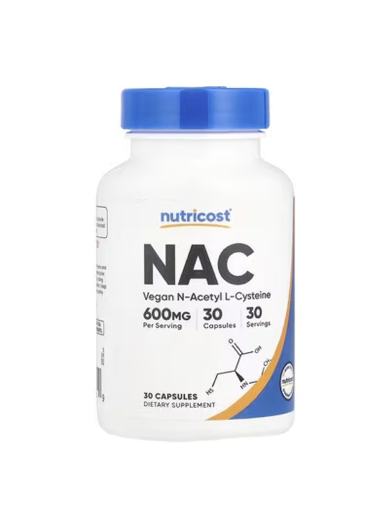 إن إيه سي، 600 ملغ، 30 كبسولة