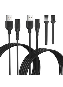 IBERLS IBERLS Charger Cord for Manscaped Lawn Mower 3.0 2.0 Electric Groin Hair Trimmer Manscape Shaver Power Adapter Supply Trimmer Charging Cable(Brush, 2-Pack) 
