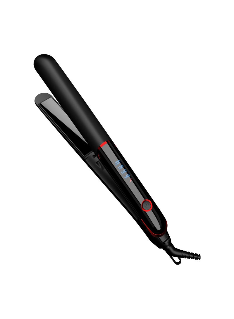 Hair Straightener, Fast Heat Titanium Hair Straightener for Stylish Styles, 2-in-1 Hair Straightener and Curler Dual Voltage Styling Tool for Professional Salon Straightening/Curling/Waving - Image 1