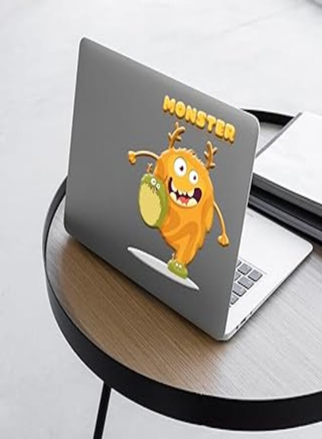 Generic Laptop skin size 15×15 on the outside and 8×7 on the inside, removable Laptop skin, Sticker multi-colored, transparent vinyl plastic sticker - 6221243348252