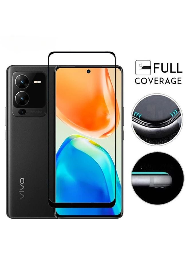 Full Glue Tempered Glass Screen Protector For Vivo V25 V21 V23 V27 V29 V40 SE 5G - Image 3
