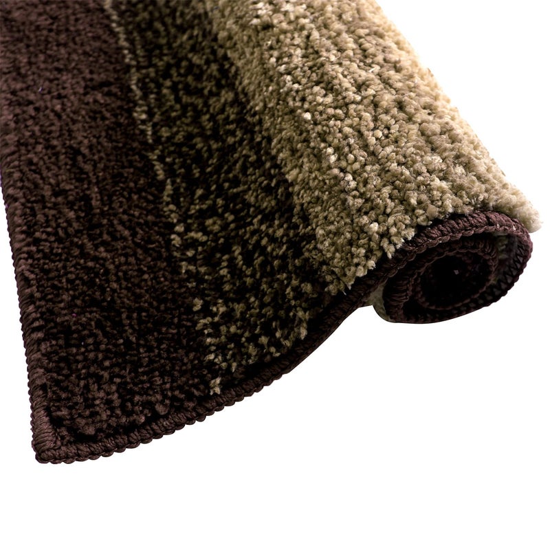 Kuber Industries Kuber Industries Soft Shaggy Door MatSuper Absorbent Cotton Floor Mat for Shoe Scraper Indoor and OutdoorPack of 2 Brown - Image 4