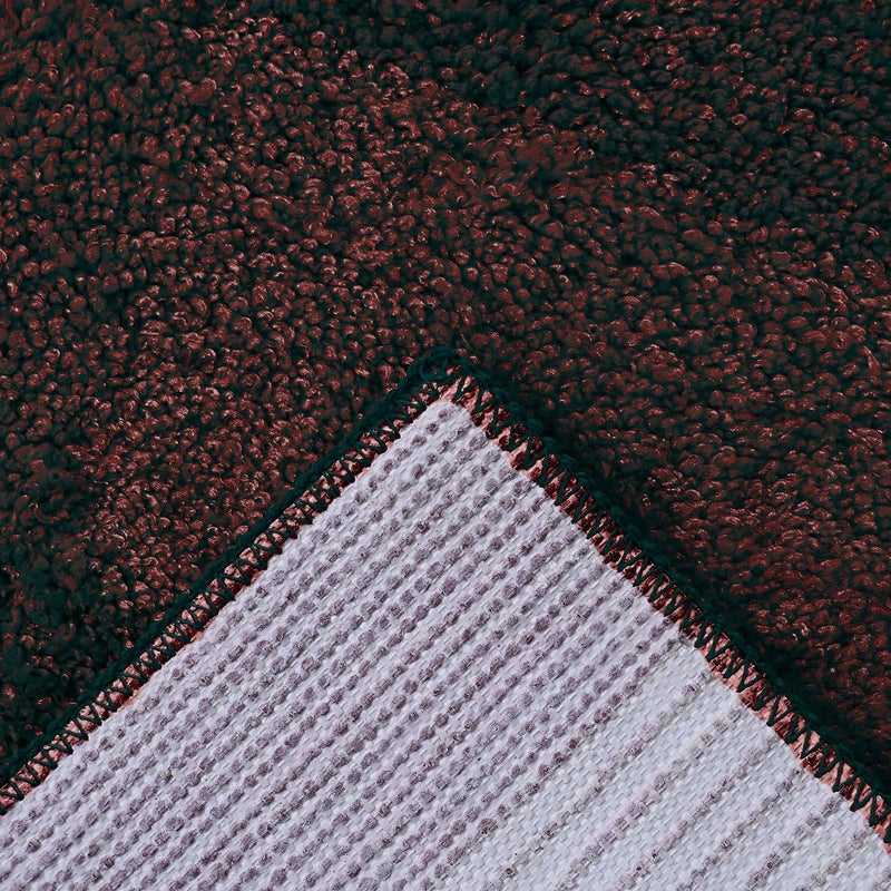 Kuber Industries Kuber Industries Soft Shaggy Door MatSuper Absorbent Cotton Floor Mat for Shoe Scraper Indoor and OutdoorPack of 2 Brown - Image 5