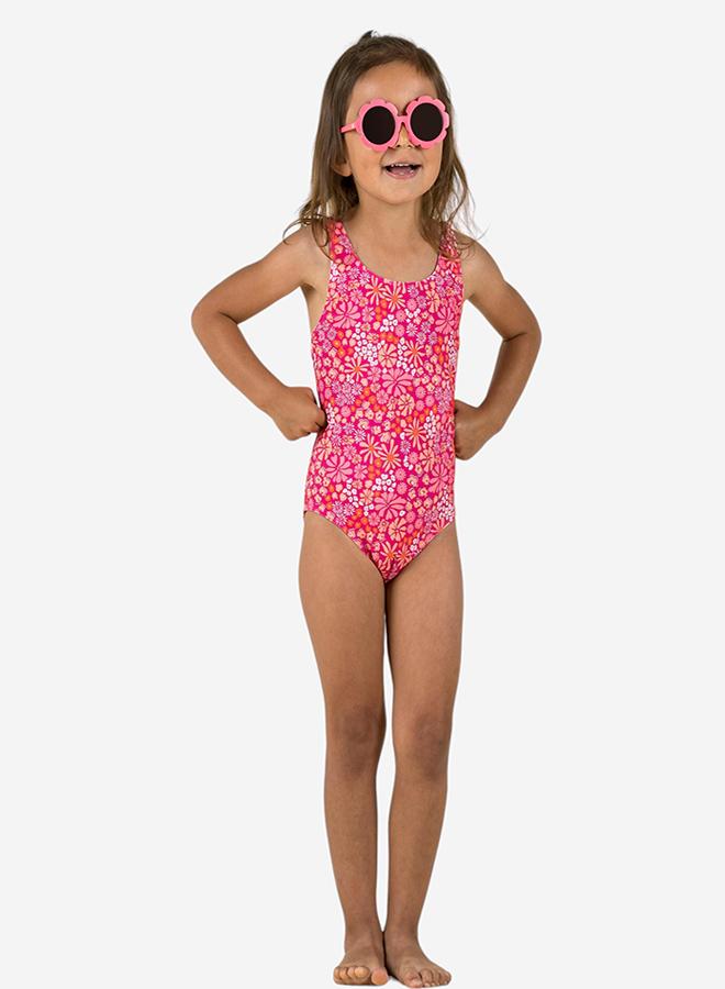 DECATHLON Baby Girls’ 1-Piece Swimsuit - Image 1
