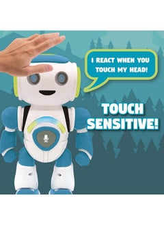 Lexibook Powerman Jr. Smart Interactive Toy That Reads In The Mind Toy For Kids Dancing Plays Music Animal Quiz Stem Programmable Remote Control Boy Robot Junior Green/Blue Rob20En  - Image 5