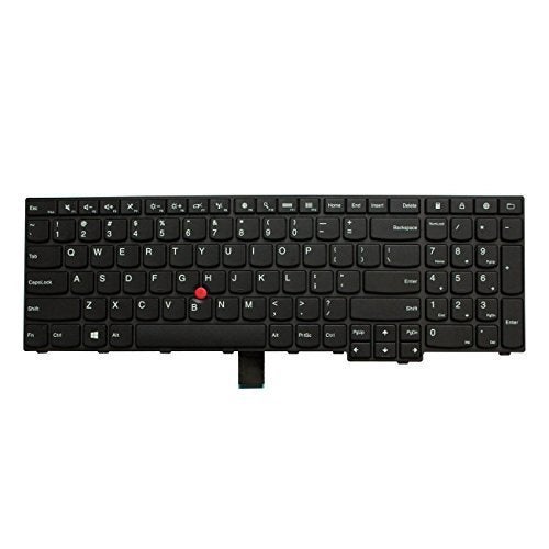 SUNMALL Laptop Keyboard Replacement with Frame Compatible with Lenovo Thinkpad E550 E550C E555 E560 E565 Series Laptop Black US Layout - Image 3